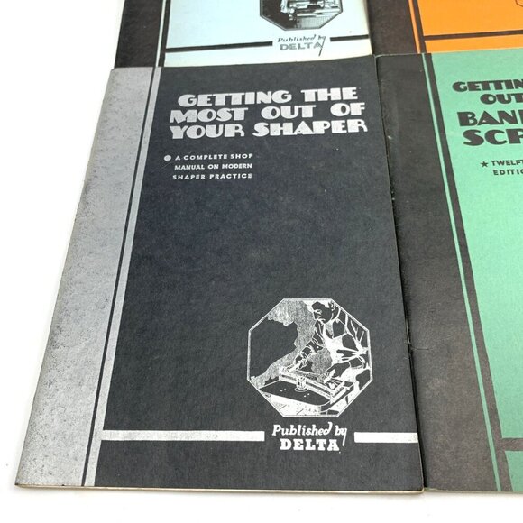 Getting The Most Out of Your Booklets Delta Milwaukee Manual 1935-1937 Lot of 4 - Picture 4 of 5